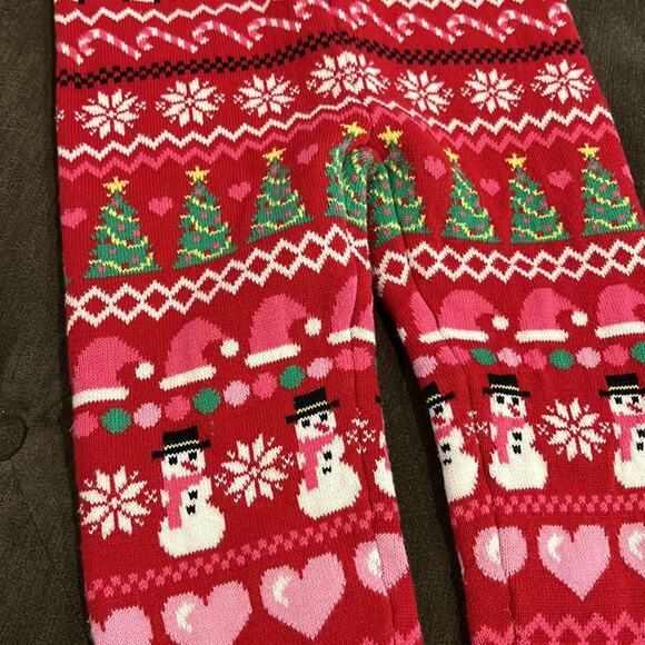 Carters Christmas leggings size 3T - Picture 2 of 2